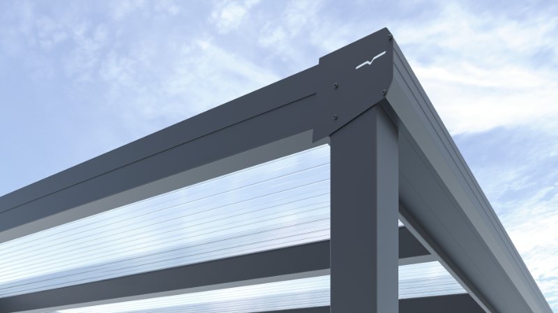 Polycarbonat Dach für Terrassenüberdachung in Neunkirchen